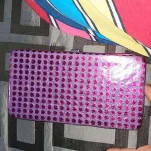 Vintage Target Purple Hinge Wallet